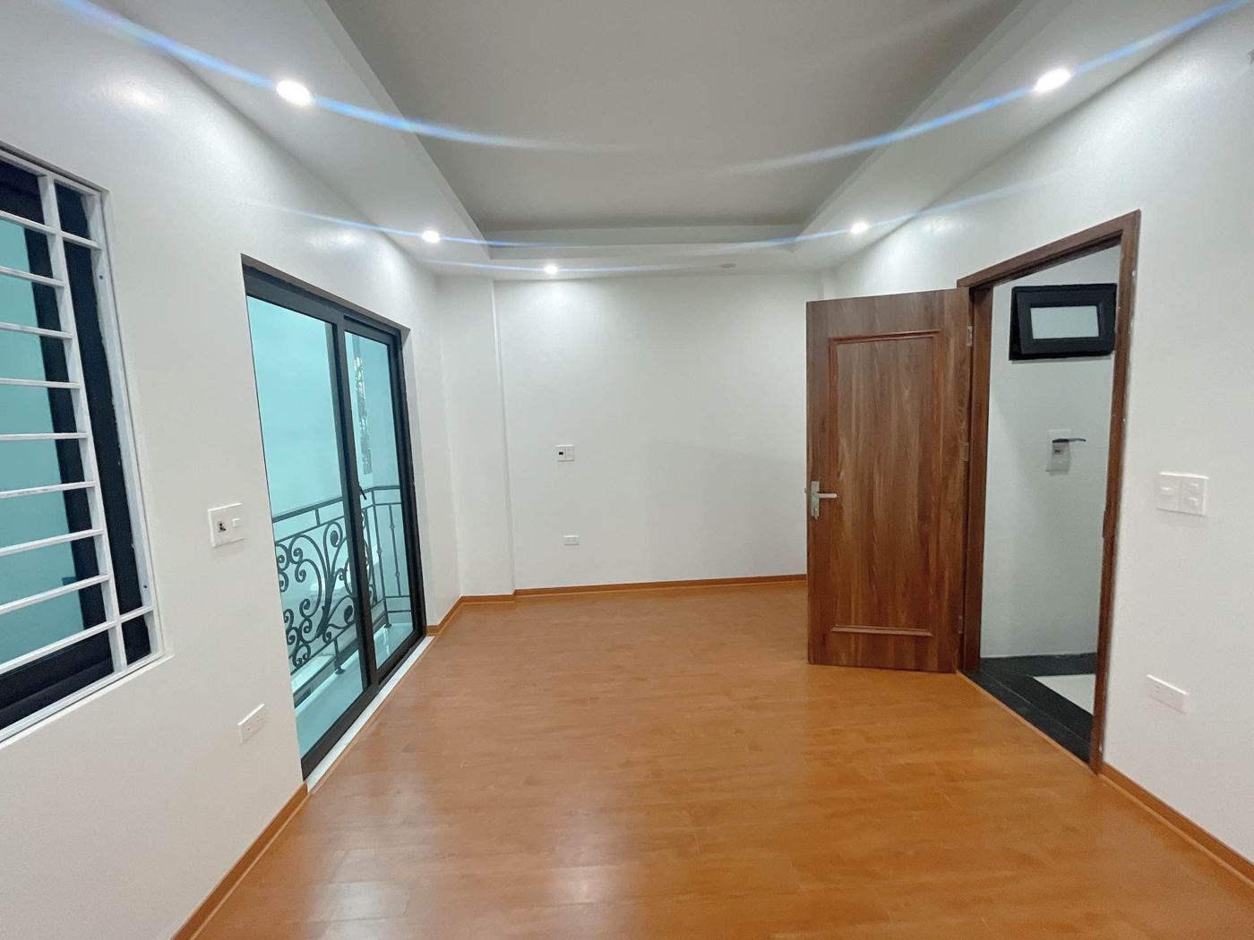 Phòng ngủ cửa ra ban công – nhà Thượng Cát mã căn 120