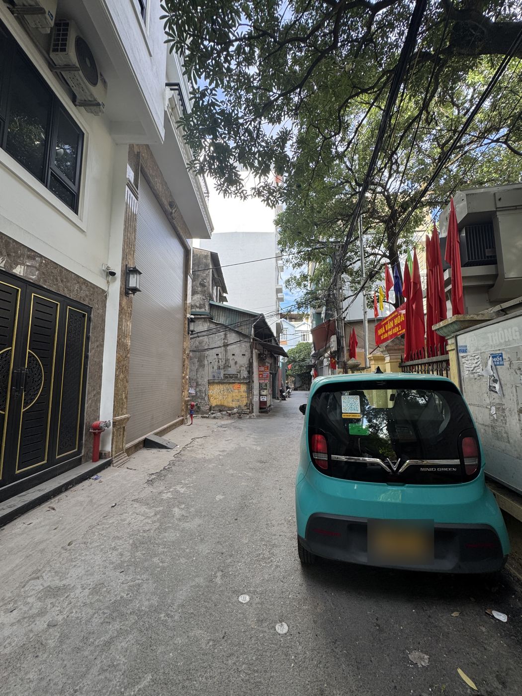 Ngõ trước nhà – nhà Đông Ngạc mã căn 1750