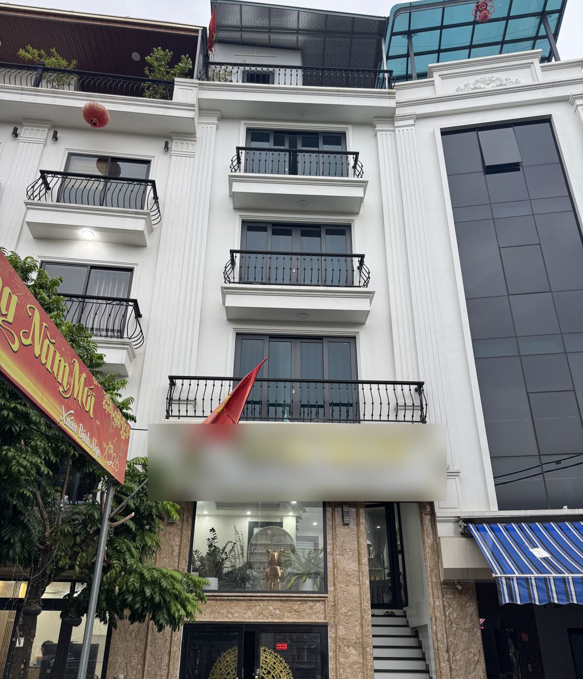 Mặt tiền – nhà Tây Tựu mã căn 222
