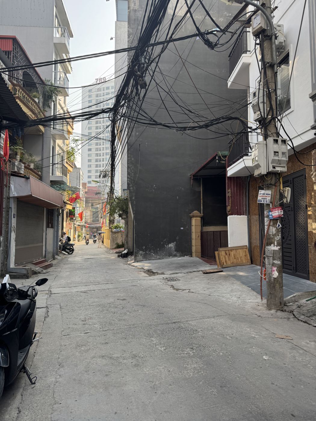 Ngõ – nhà Xuân Đỉnh mã căn 42