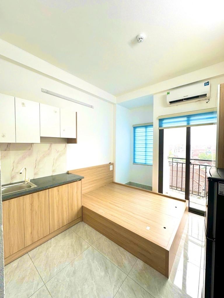 Phòng có bếp, ban công – nhà Tây Tựu mã căn 745