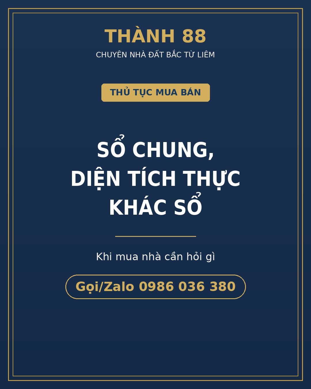 Sổ chung, diện tích thực khác sổ: khi mua nhà cần hỏi gì